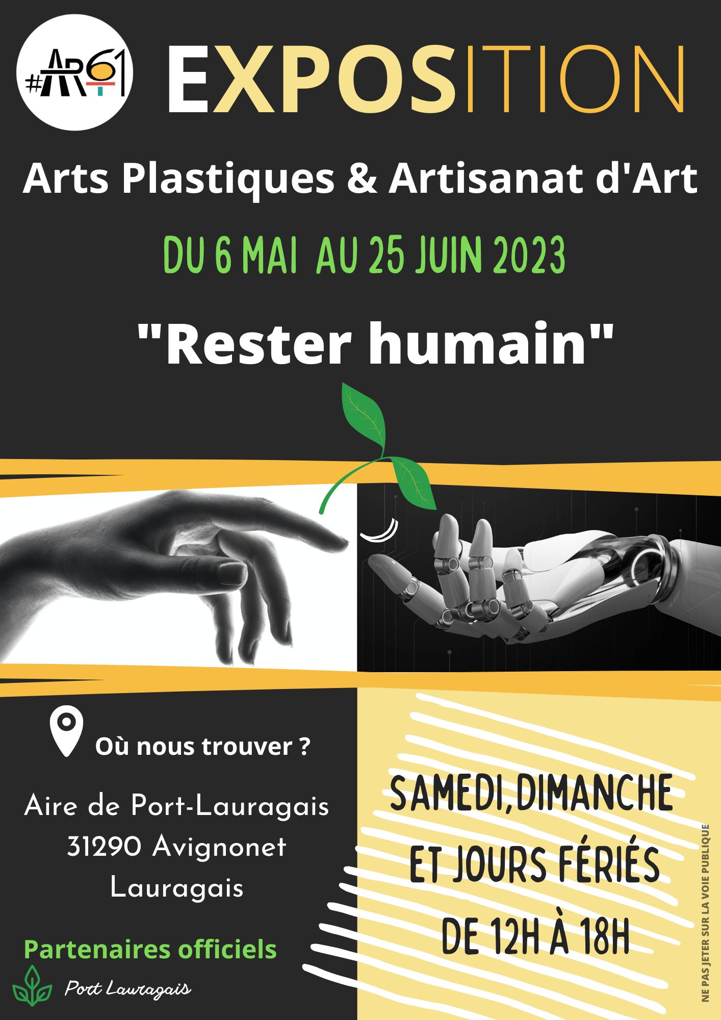 LAffiche Rester humain