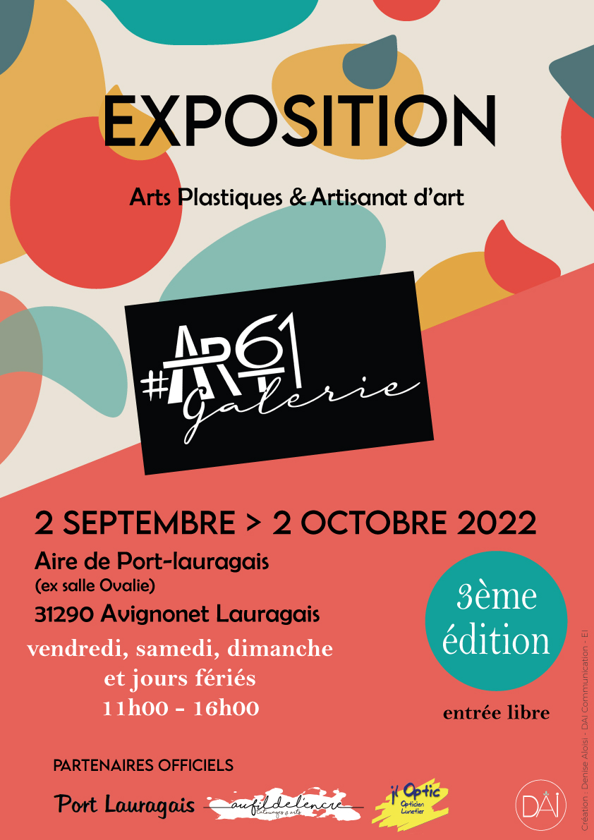 affiche expo 3eme edition galerie art 61 v1